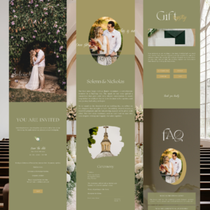 Sage Green Wedding Website by Love, D. Concepts – Philippines Sage Green Wedding Website by Love, D. Concepts - Philippines