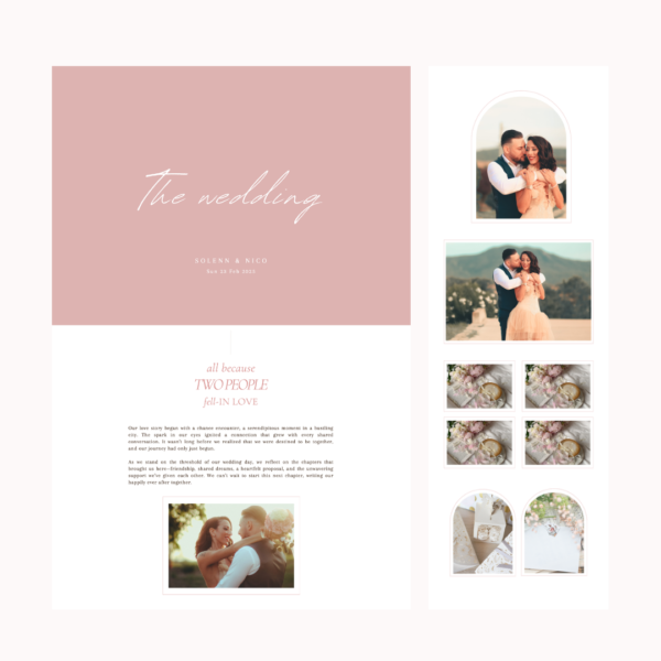 Pink Wedding Website by Love, D. Concepts - Philippines