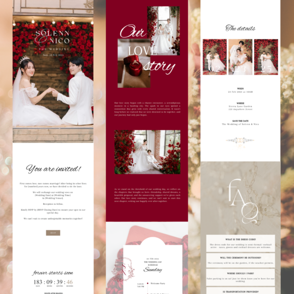 Royalty Wedding Website by Love, D. Concepts - Philippines