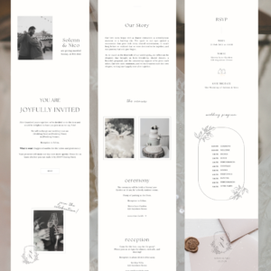 White Wedding Website by Love, D. Concepts - Philippines