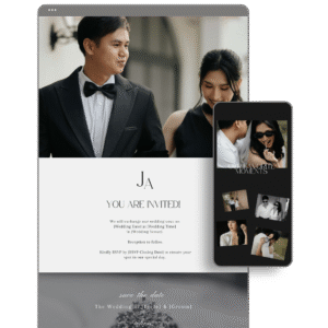 Black Wedding Website by Love, D. Concepts - Philippines
