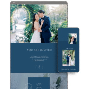 Blue Wedding Website by Love, D. Concepts - Philippines