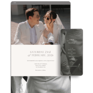 Simple Wedding Website by Love, D. Concepts - Philippines