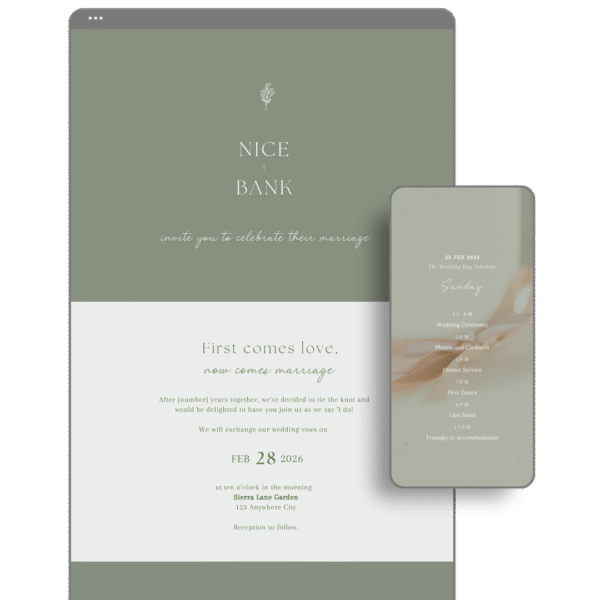 Minimalist Wedding Website by Love, D. Concepts - Philippines