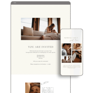 Nostalgic Beige Wedding Website by Love, D. Concepts - Philippines
