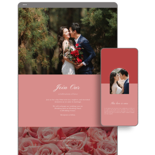 Red Wedding Website by Love, D. Concepts - Philippines
