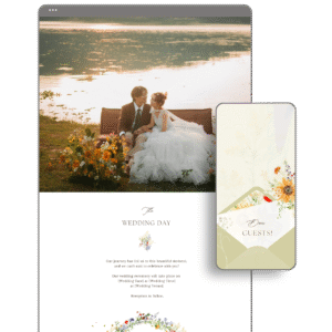 Spring Wedding Website by Love, D. Concepts - Philippines
