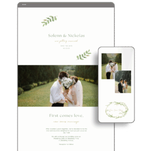 Garden Wedding Website by Love, D. Concepts - Philippines