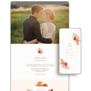 Sunset Wedding Website by Love, D. Concepts - Philippines