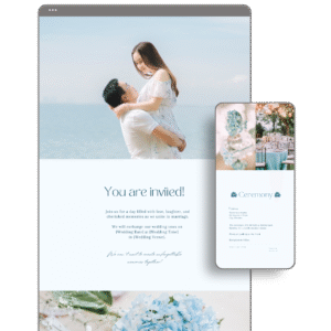 Blue Wedding Website by Love, D. Concepts - Philippines
