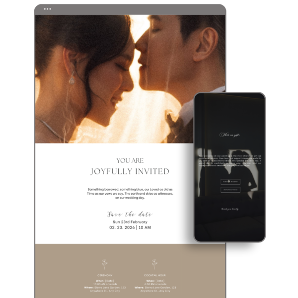 Simple Wedding Website - Love, D. Concepts - Philippines