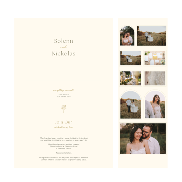 Sunflower Wedding Website by Love, D. Concepts - Philippines