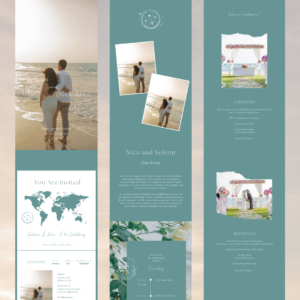 Destination Wedding Website - Wedding Invitation Website - Tagaytay Philippines