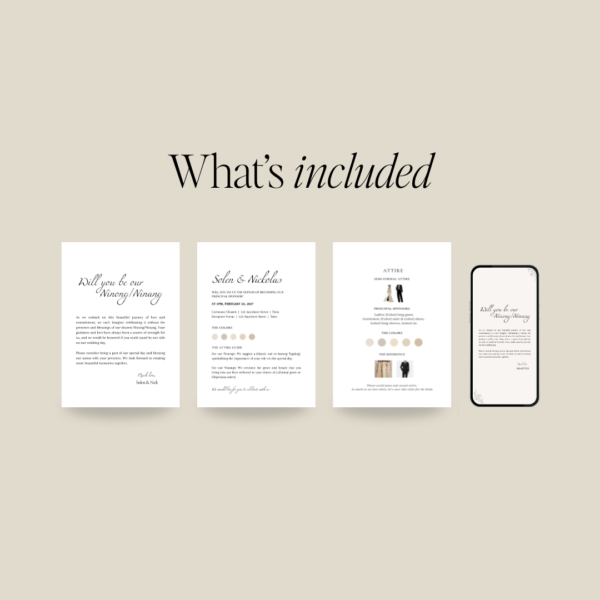 Proposal Cards for Godparents - Love, D. Concepts - Philippines