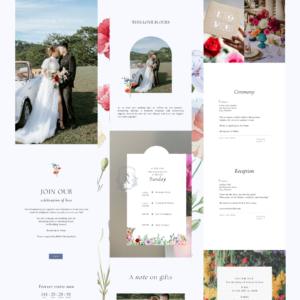 Spring Wedding Website by Love, D. Concepts – Philippines Spring Wedding Website by Love, D. Concepts - Philippines