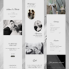 Black and White Wedding Website by Love, D. Concepts - Philippines