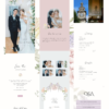 Blue and Pink Wedding Website by Love, D. Concepts - Philippines