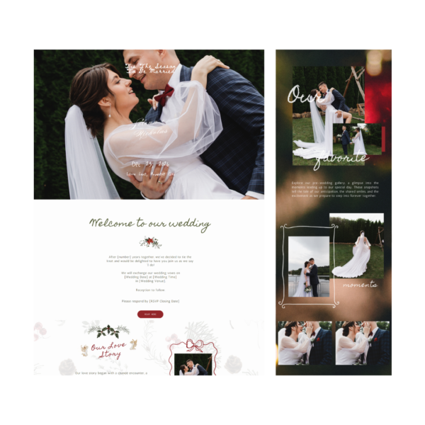 December Wedding Website by Love, D. Concepts - Philippines