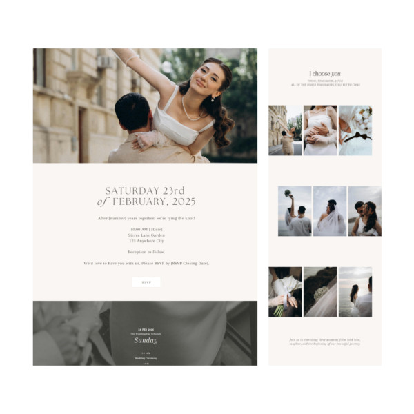 Intimate Wedding Website by Love, D. Concepts - Philippines
