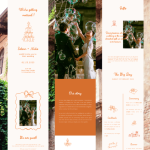 Sunset Wedding Website - Wedding Invitation Website - Tagaytay Philippines
