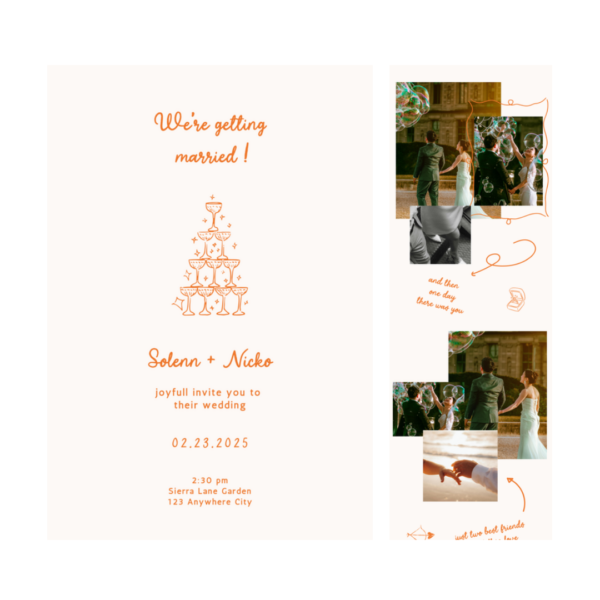 Verona Sunset Wedding Website - Wedding Invitation Website - Tagaytay Philippines