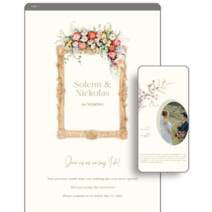 Garden Wedding Website - Wedding Invitation Website - Tagaytay Philippines