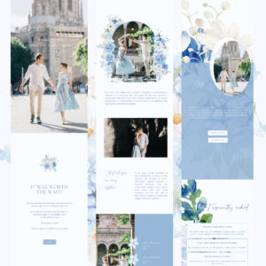 Blue Wedding Website by Love, D. Concepts – Philippines Blue Wedding Website by Love, D. Concepts - Philippines