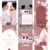 Dusty Pink Wedding Website by Love, D. Concepts - Philippines