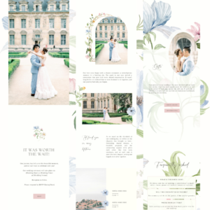 Wildflower Pastel Wedding Website by Love, D. Concepts - Philippines