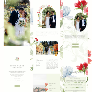 Wildflower Pastel Wedding Website by Love, D. Concepts - Philippines