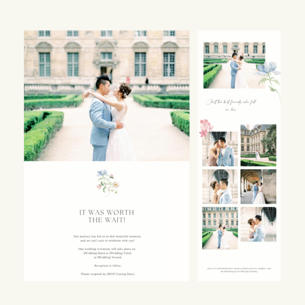 Wildflower Wedding Website by Love, D. Concepts - Philippines