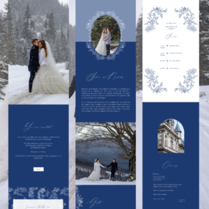 Winter Wedding Website by Love, D. Concepts - Philippines