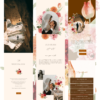 Orange Wedding Website by Love, D. Concepts - Philippines