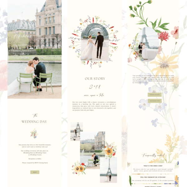 Spring Wedding Website by Love, D. Concepts - Philippines