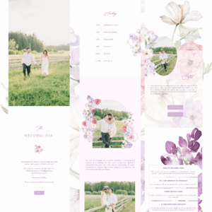 Lilac Wedding Website by Love, D. Concepts - Philippines