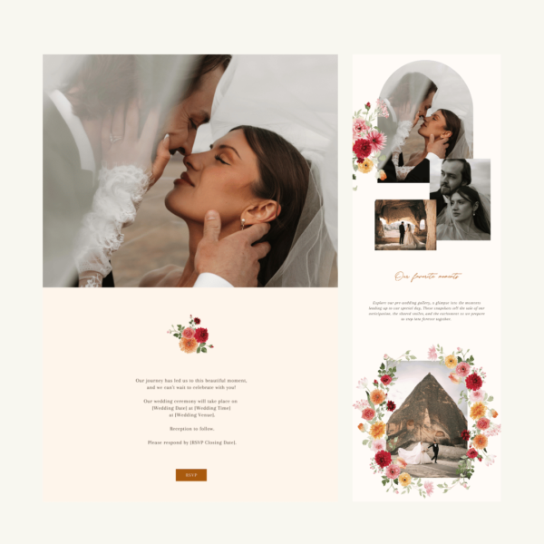 Sunset Wedding Website by Love, D. Concepts - Philippines