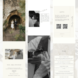 Beige Wedding Website by Love, D. Concepts - Philippines