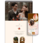 Orange Wedding Website by Love, D. Concepts - Philippines