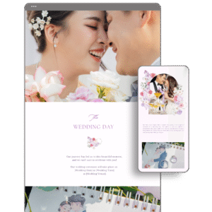 Lavander Wedding Website by Love, D. Concepts - Philippines