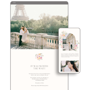 Pastel Wedding Website by Love, D. Concepts - Philippines