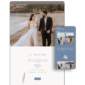 Boho Blue Wedding Website by Love, D. Concepts - Philippines