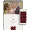 Burgundy and Gold Wedding Website by Love, D. Concepts - Philippines