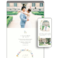 Blue and Pink Wedding Website by Love, D. Concepts - Philippines