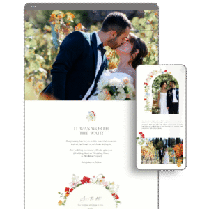 Wildflower Wedding Website by Love, D. Concepts - Philippines