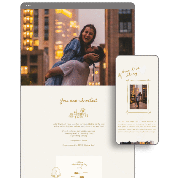 Whimsical Wedding Website by Love, D. Concepts - Philippines