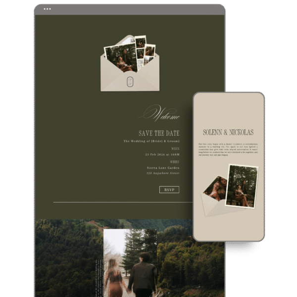 Countryside Wedding Website by Love, D. Concepts - Philippines