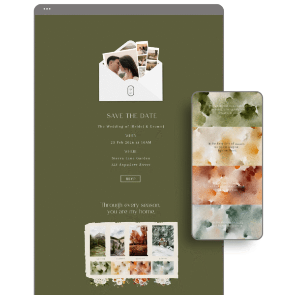 Four Seasons Wedding Website by Love, D. Concepts - Philippines