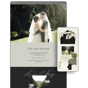 Classic Black Wedding Website by Love, D. Concepts - Philippines