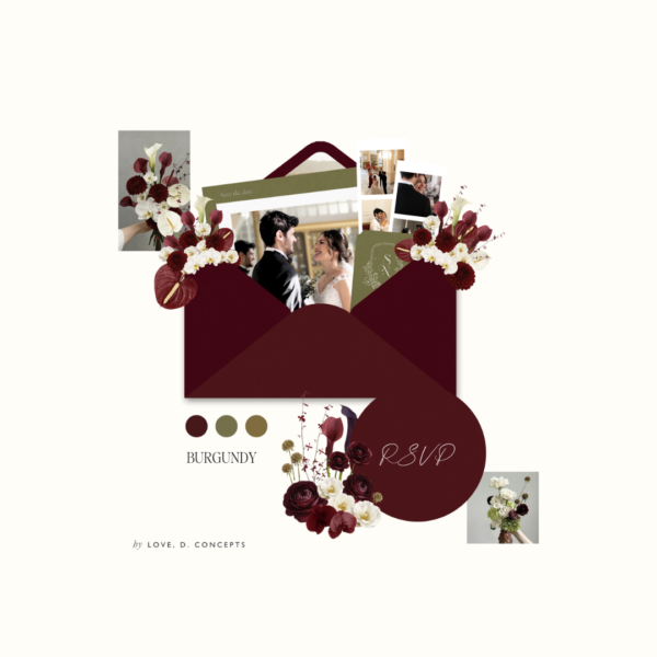 Burgundy Wedding Website - Love, D. Concepts - Philippines