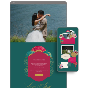 Crazy Rich Asians Colors Wedding Website by Love, D. Concepts - Philippines